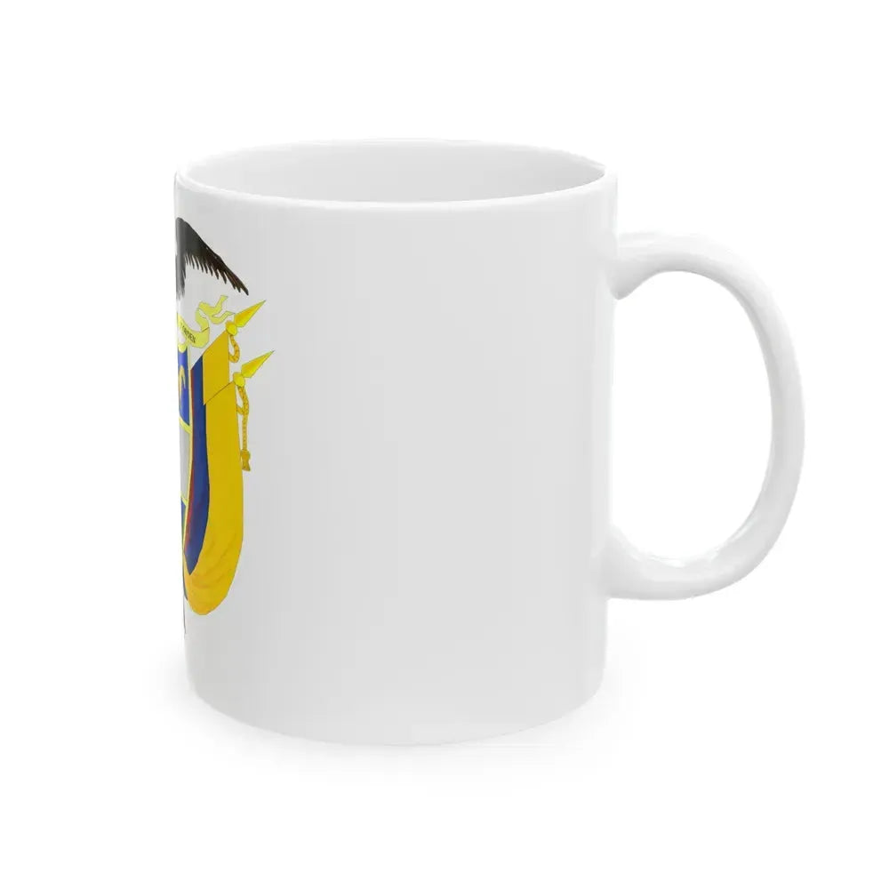 Coat of arms of Colombia 3 - White Coffee Mug - Go Mug Yourself