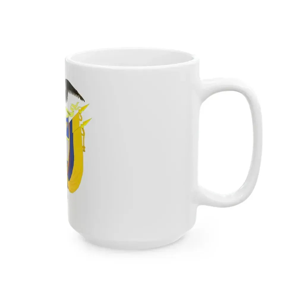 Coat of arms of Colombia 3 - White Coffee Mug - Go Mug Yourself