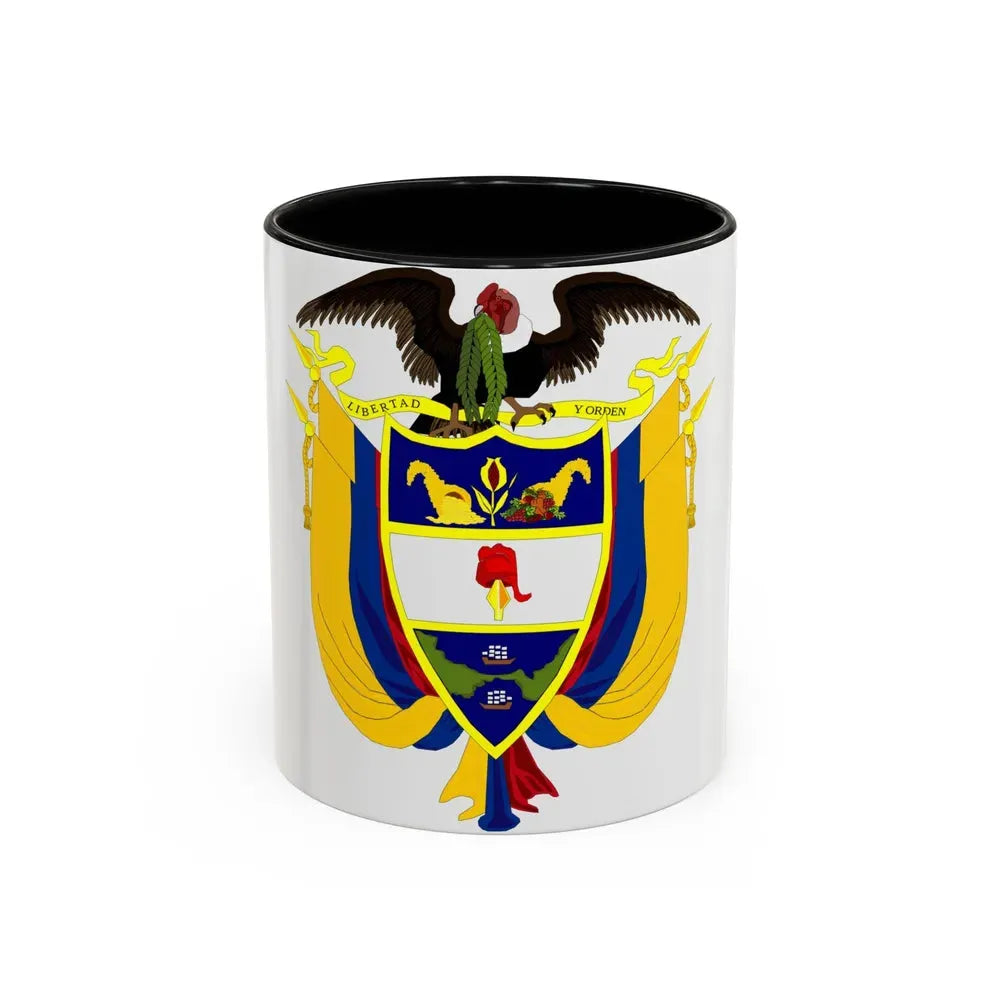 Coat of arms of Colombia 4 - Accent Coffee Mug 11oz Black - Go Mug Yourself