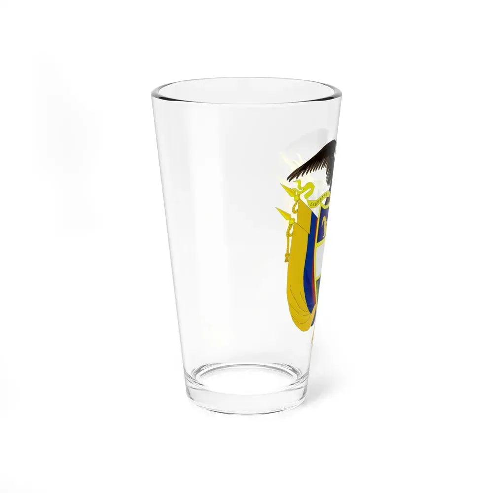 Coat of arms of Colombia 4 - Pint Glass 16oz - Go Mug Yourself