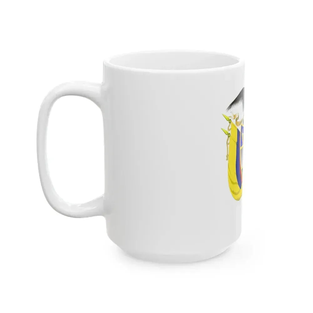 Coat of arms of Colombia 5 - White Coffee Mug - Go Mug Yourself