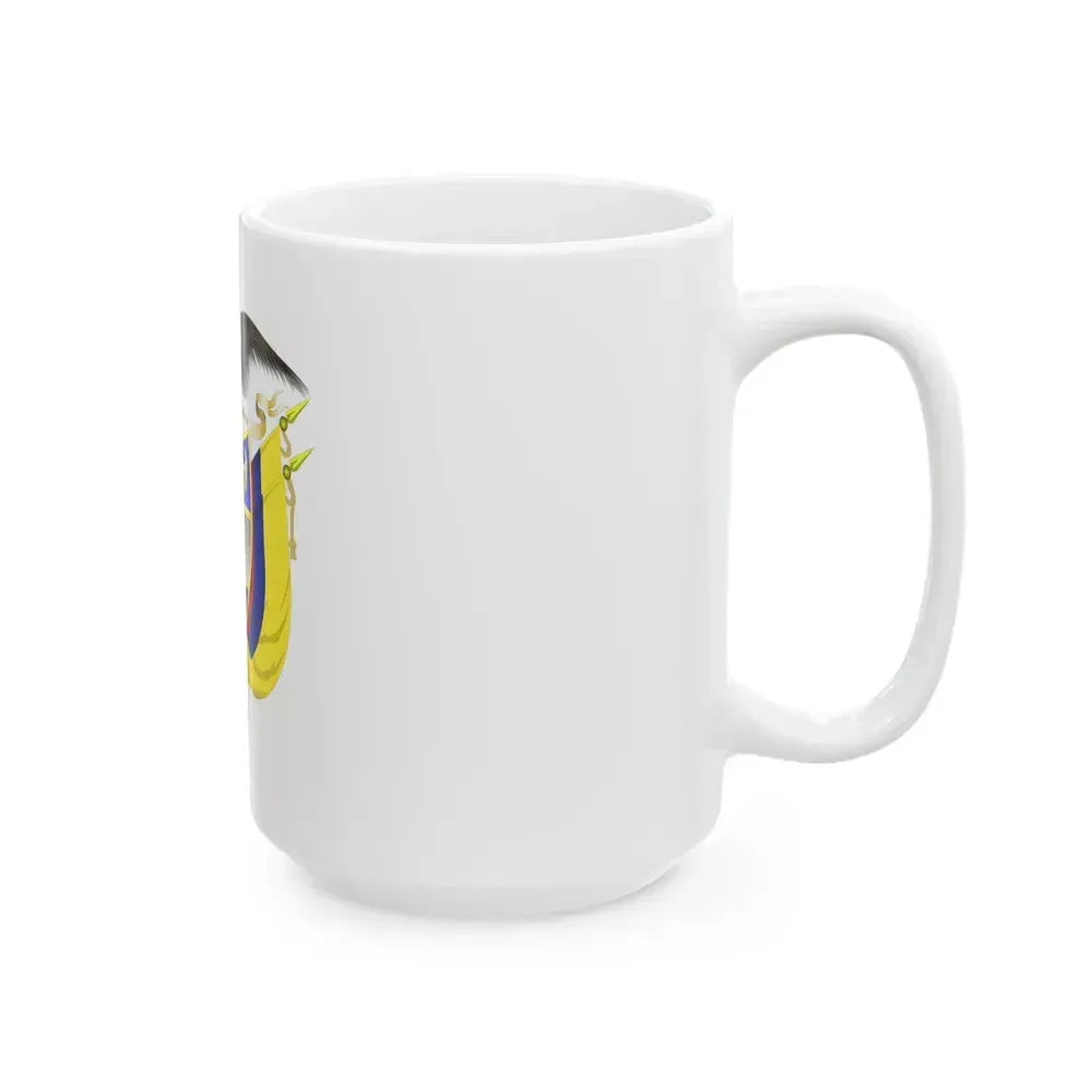 Coat of arms of Colombia 5 - White Coffee Mug - Go Mug Yourself