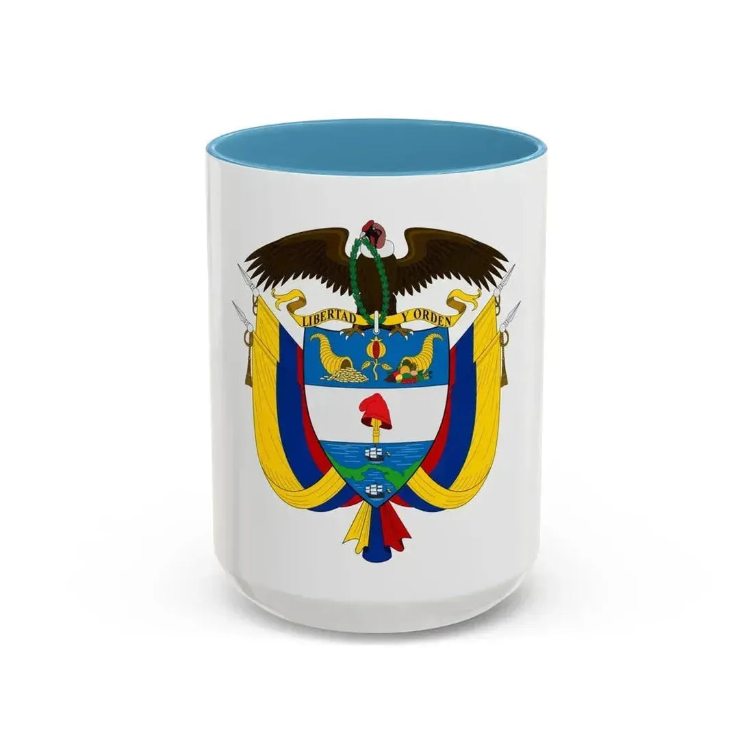 Coat of arms of Colombia - Accent Coffee Mug - Go Mug Yourself
