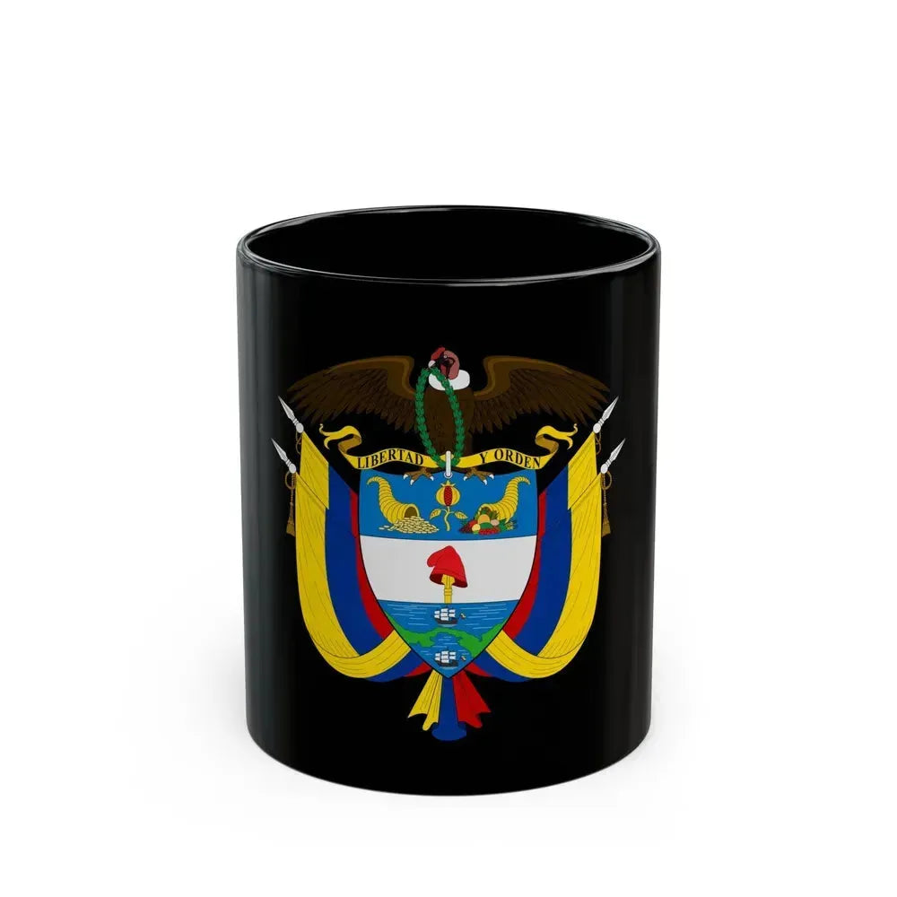 Coat of arms of Colombia - Black Coffee Mug 11oz - Go Mug Yourself