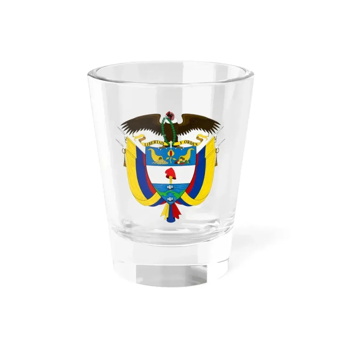 Coat of arms of Colombia - Shot Glass 1.5oz 1.5oz - Go Mug Yourself