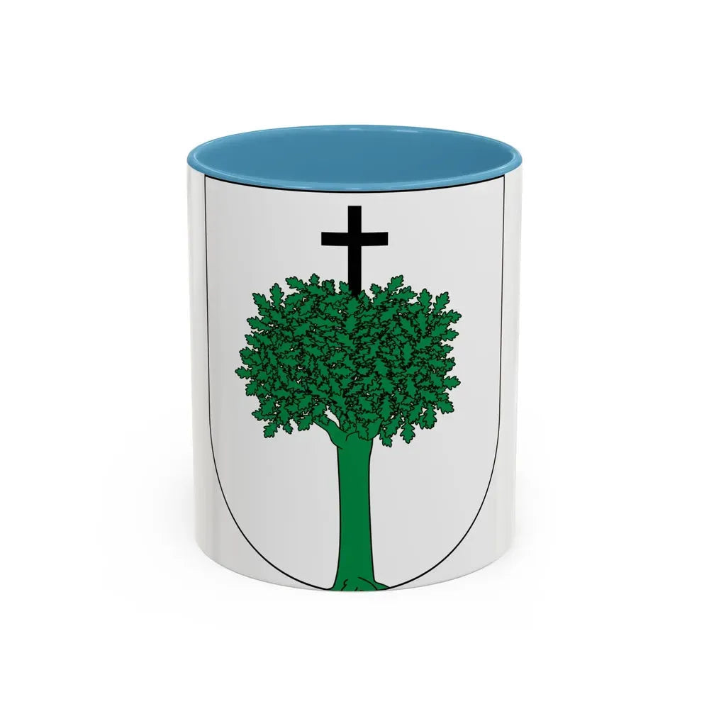 Coat of arms of Colonial Brazil - Accent Coffee Mug 11oz Light Blue - Go Mug Yourself