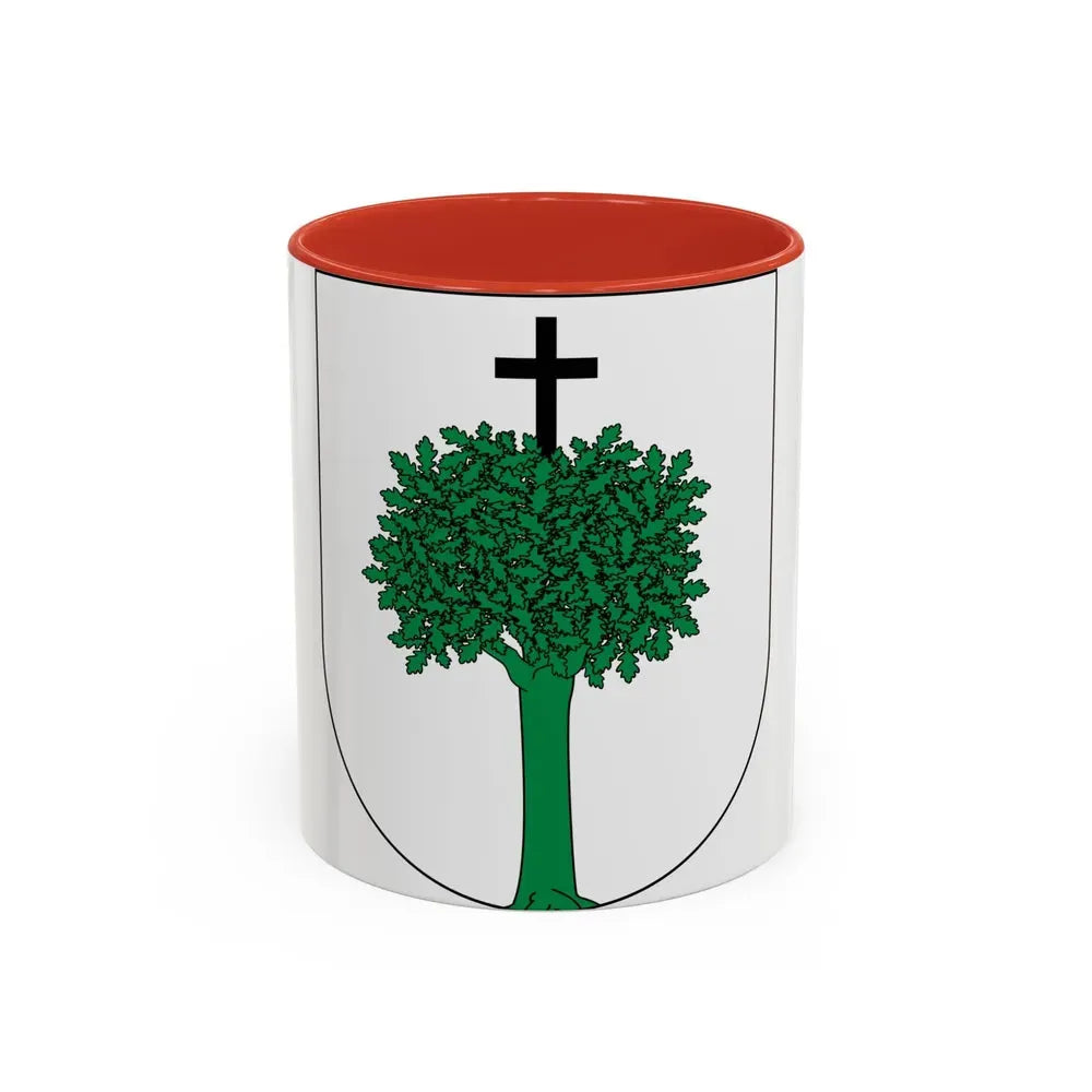 Coat of arms of Colonial Brazil - Accent Coffee Mug 11oz Red - Go Mug Yourself