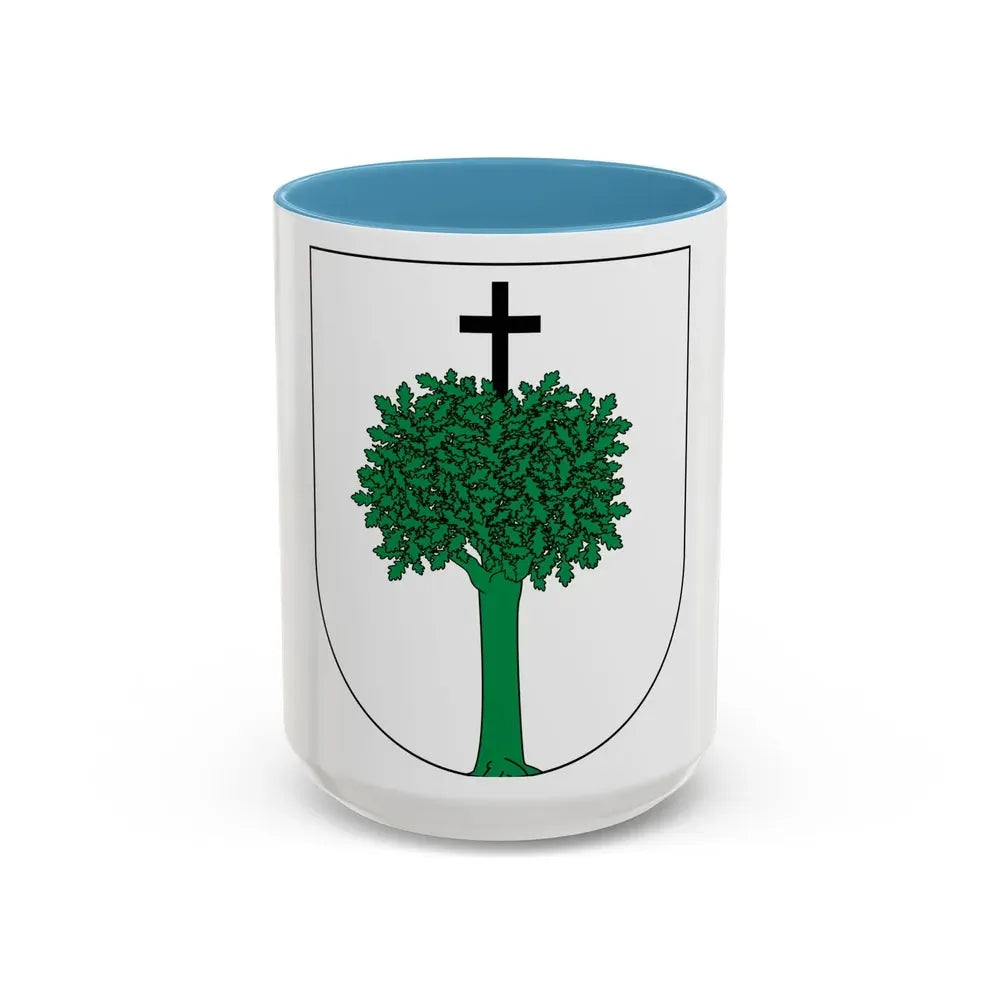 Coat of arms of Colonial Brazil - Accent Coffee Mug 15oz Light Blue - Go Mug Yourself