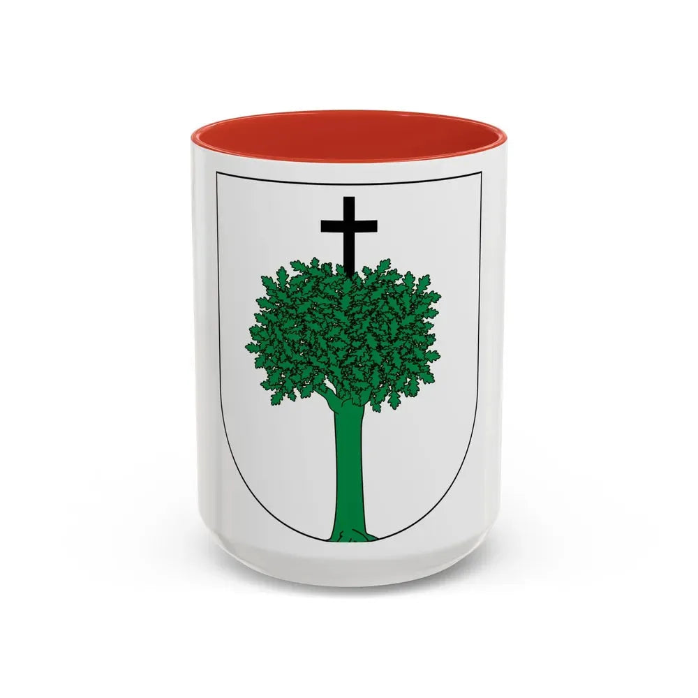 Coat of arms of Colonial Brazil - Accent Coffee Mug 15oz Red - Go Mug Yourself
