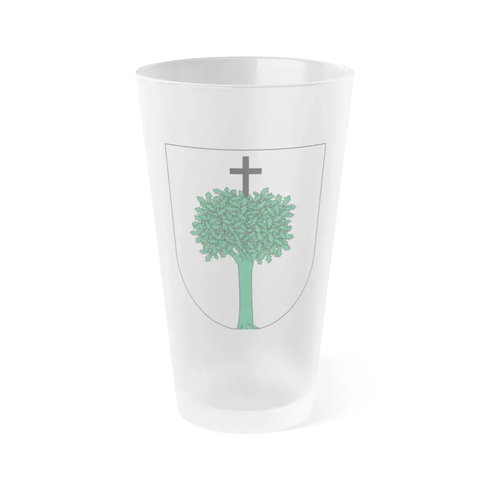 Coat of arms of Colonial Brazil - Frosted Pint Glass 16oz Default Title - Go Mug Yourself