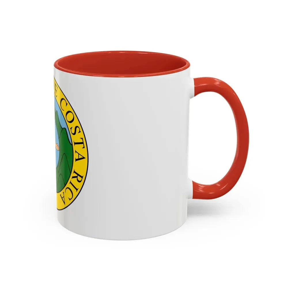 Coat of arms of Costa Rica (1824-1840 and 1842-1848) - Accent Coffee Mug - Go Mug Yourself