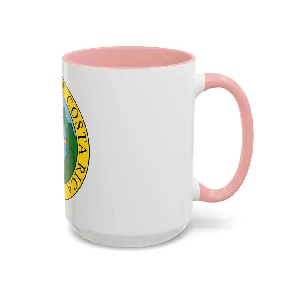Coat of arms of Costa Rica (1824-1840 and 1842-1848) - Accent Coffee Mug - Go Mug Yourself