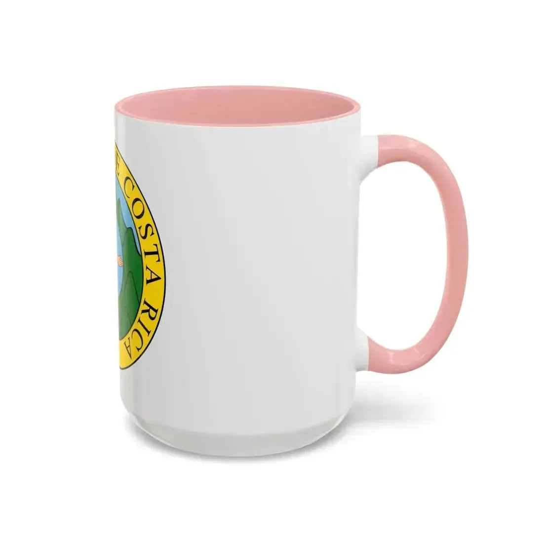 Coat of arms of Costa Rica (1824-1840 and 1842-1848) - Accent Coffee Mug - Go Mug Yourself