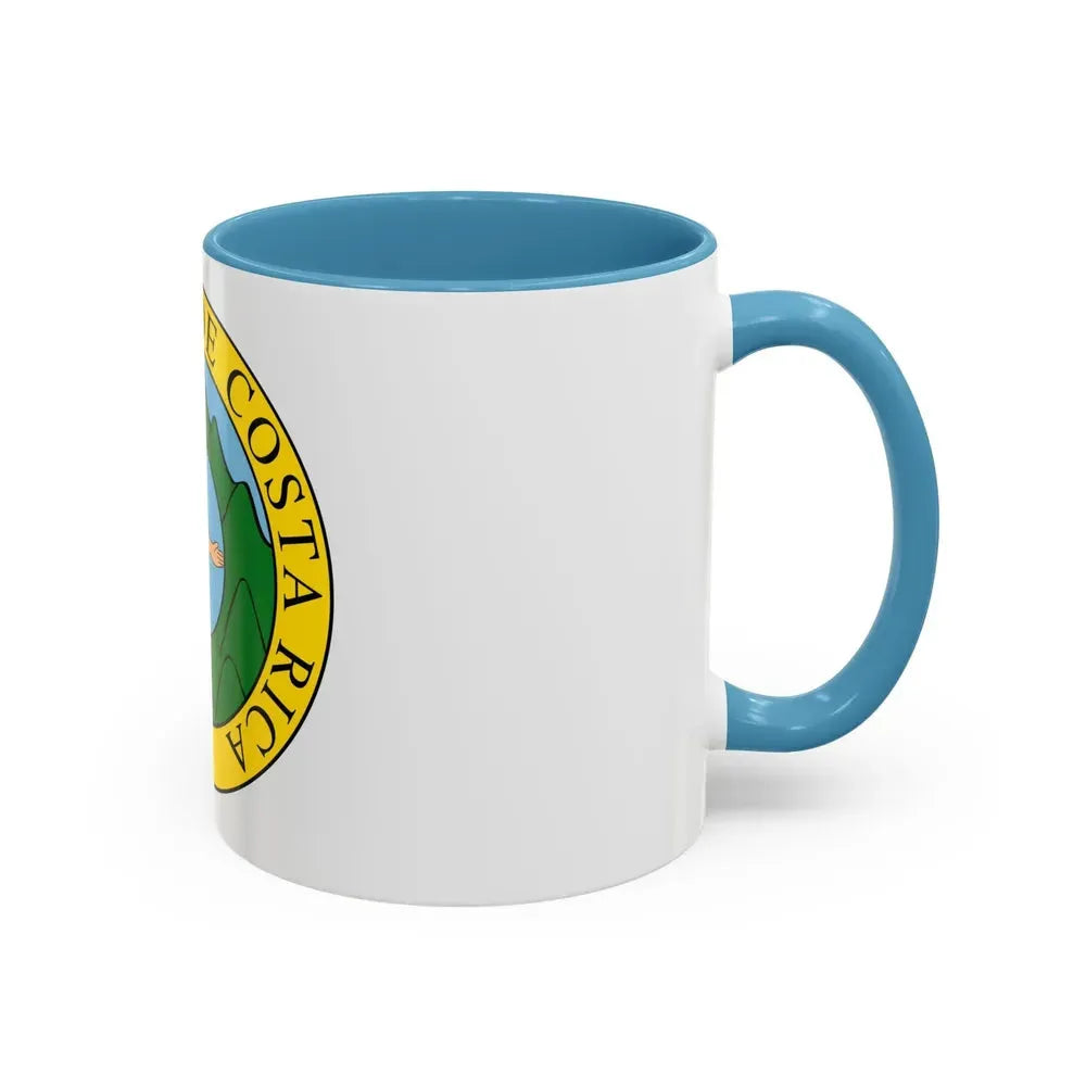 Coat of arms of Costa Rica (1824-1840 and 1842-1848) - Accent Coffee Mug - Go Mug Yourself