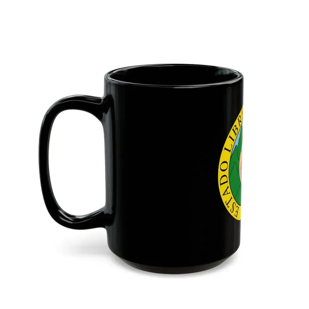 Coat of arms of Costa Rica (1824-1840 and 1842-1848) - Black Coffee Mug - Go Mug Yourself