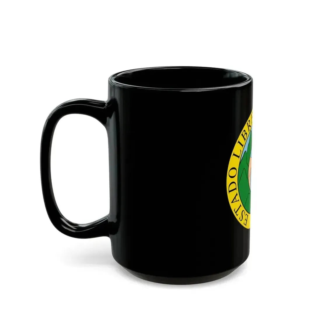 Coat of arms of Costa Rica (1824-1840 and 1842-1848) - Black Coffee Mug - Go Mug Yourself