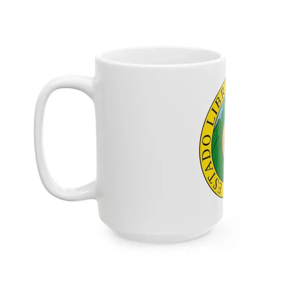 Coat of arms of Costa Rica (1824-1840 and 1842-1848) - White Coffee Mug - Go Mug Yourself