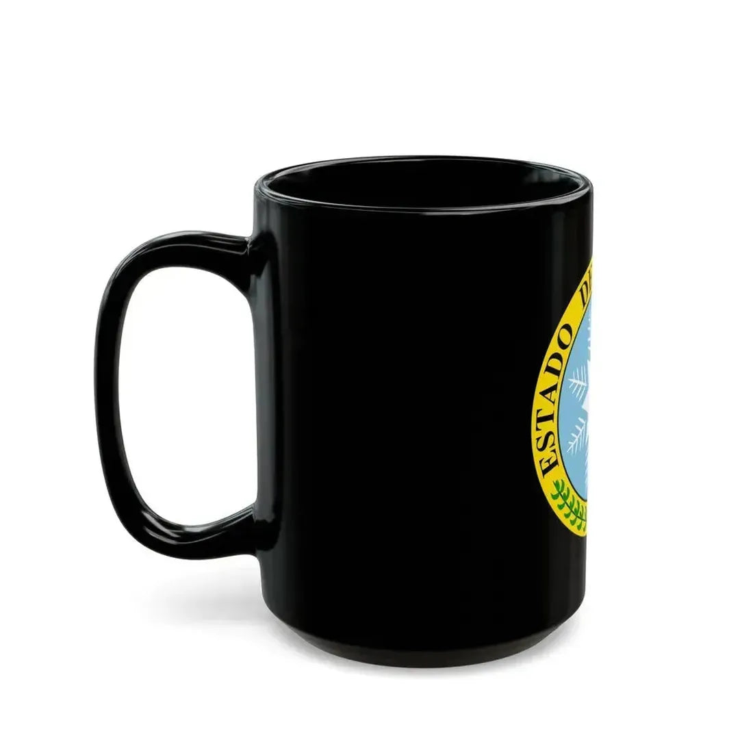 Coat of arms of Costa Rica (1840-1842) - Black Coffee Mug - Go Mug Yourself