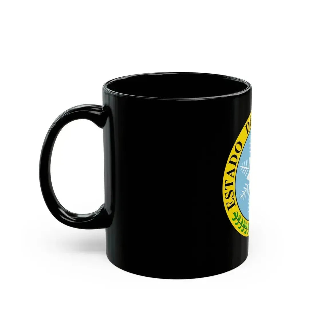 Coat of arms of Costa Rica (1840-1842) - Black Coffee Mug - Go Mug Yourself