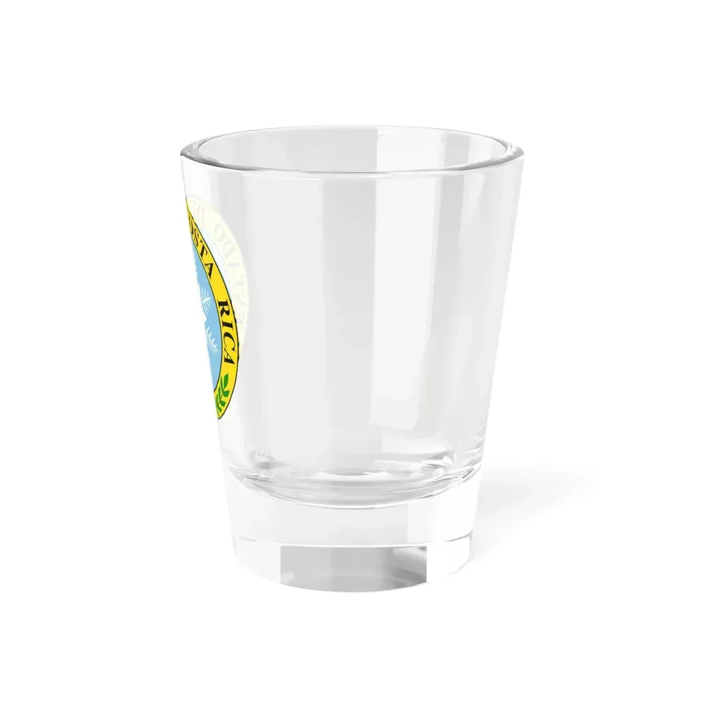 Coat of arms of Costa Rica (1840-1842) - Shot Glass 1.5oz - Go Mug Yourself