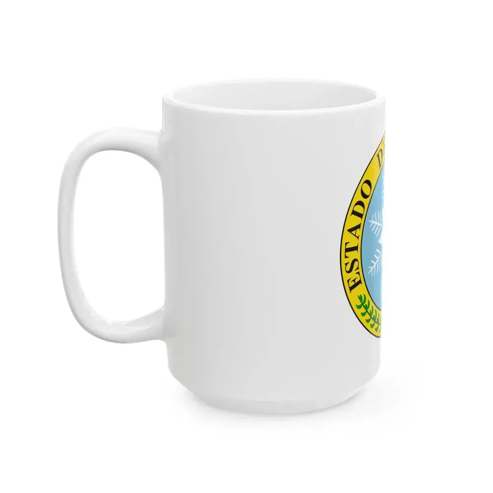 Coat of arms of Costa Rica (1840-1842) - White Coffee Mug - Go Mug Yourself
