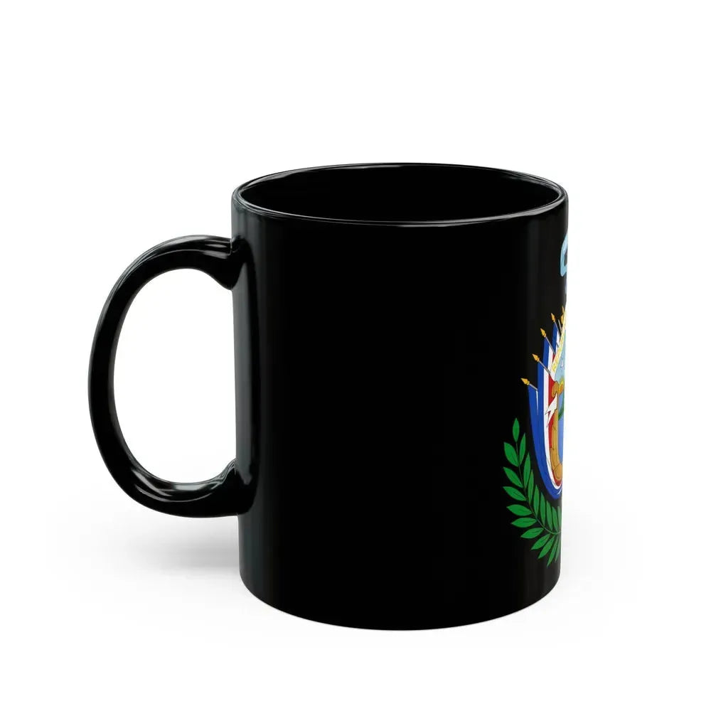 Coat of arms of Costa Rica (1848-1906) - Black Coffee Mug - Go Mug Yourself