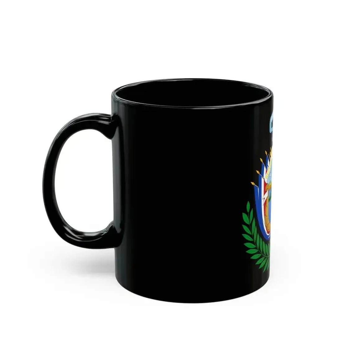 Coat of arms of Costa Rica (1848-1906) - Black Coffee Mug - Go Mug Yourself