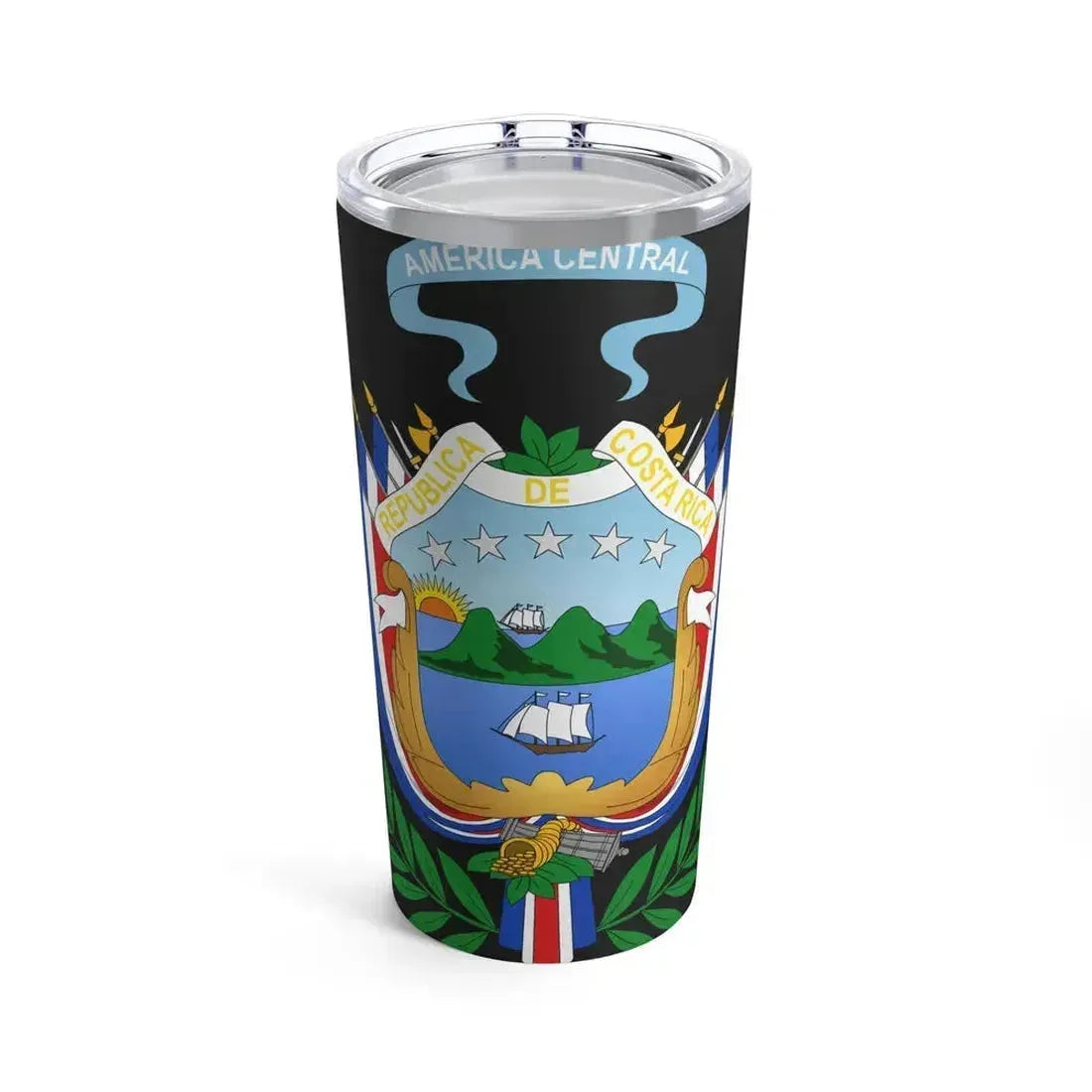 Coat of arms of Costa Rica (1848-1906) - Tumbler 20oz 20oz - Go Mug Yourself
