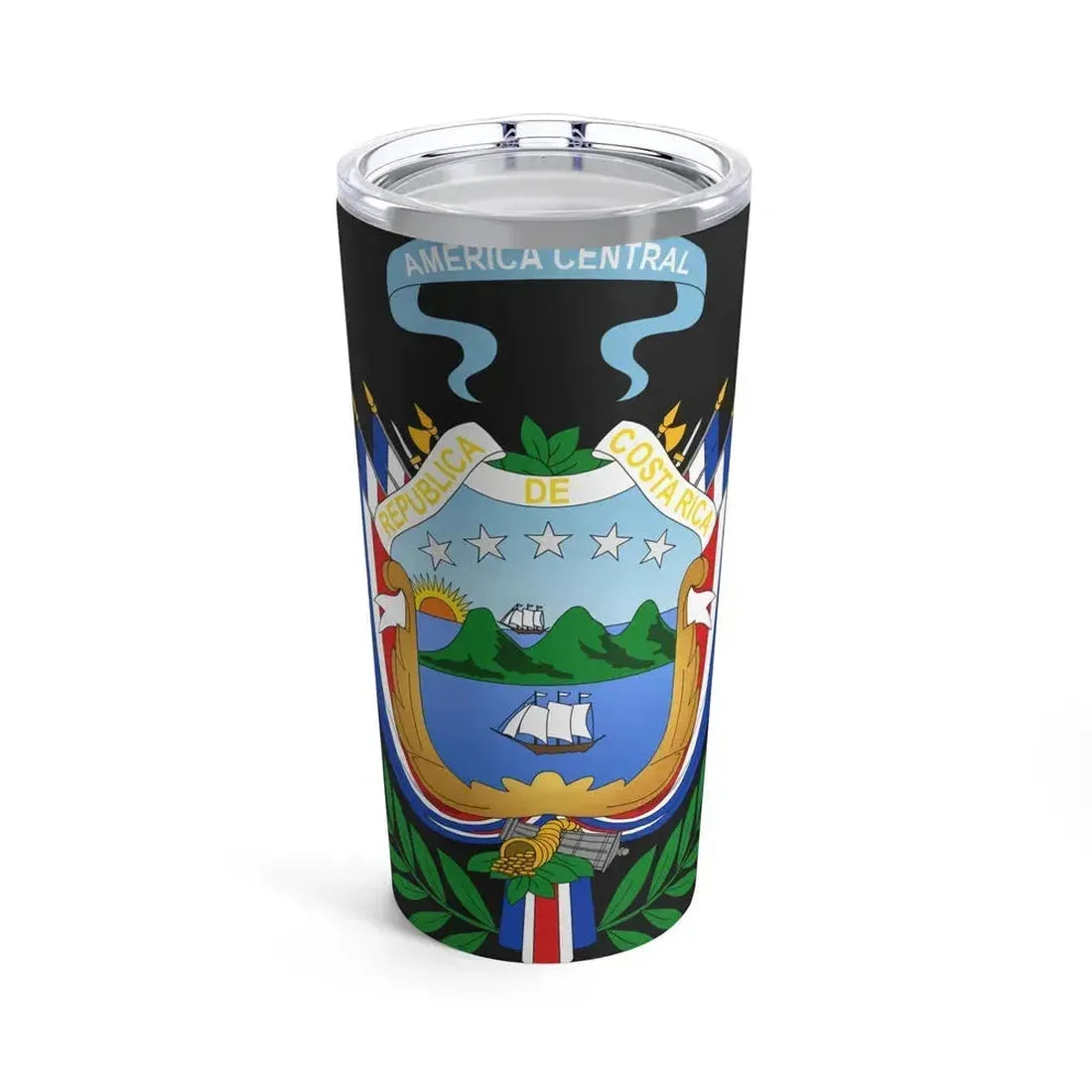 Coat of arms of Costa Rica (1848-1906) - Tumbler 20oz 20oz - Go Mug Yourself