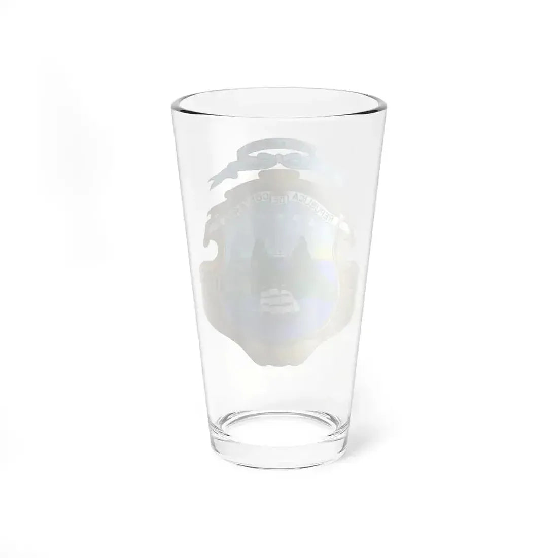 Coat of arms of Costa Rica (1964-1998) - Pint Glass 16oz - Go Mug Yourself