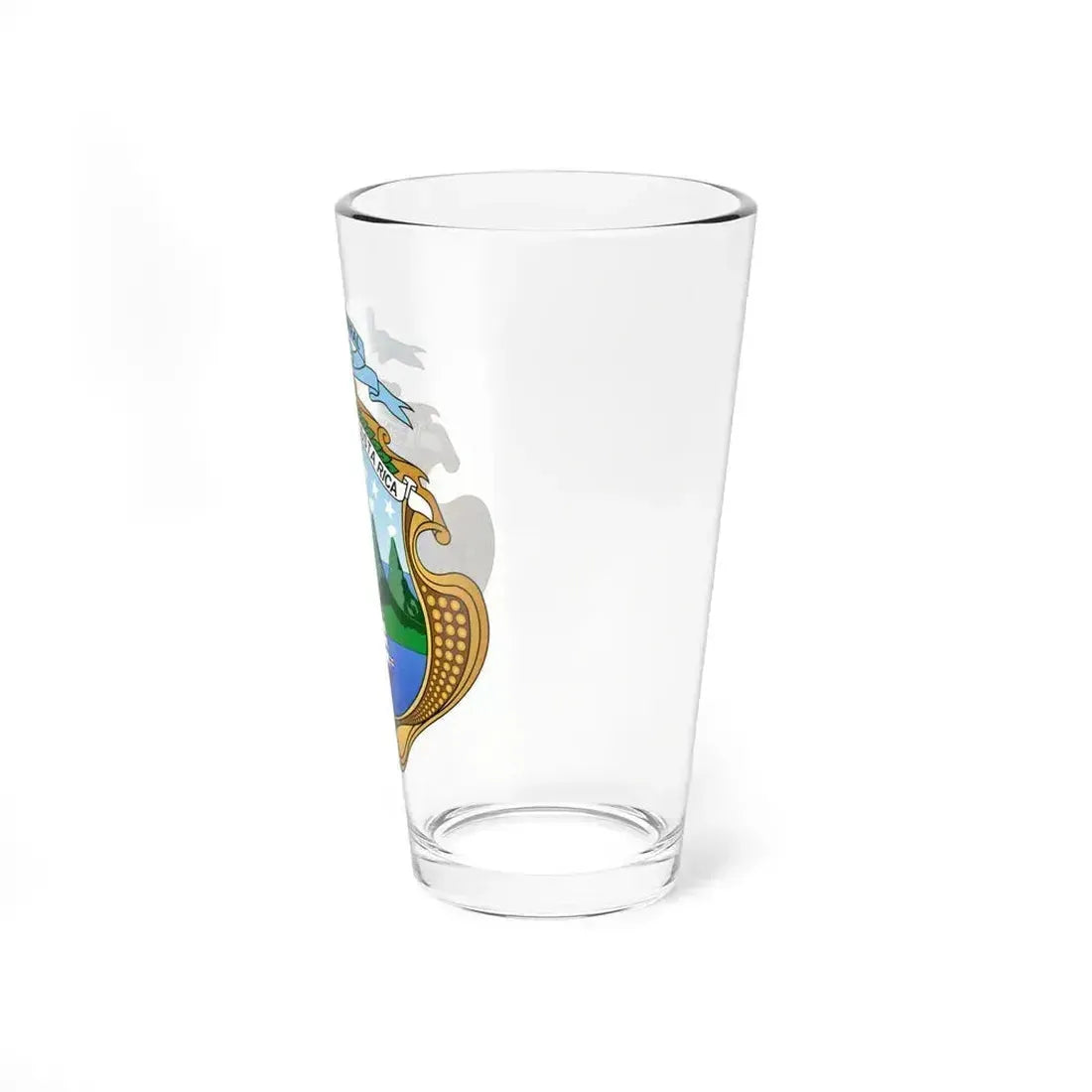 Coat of arms of Costa Rica - Pint Glass 16oz - Go Mug Yourself