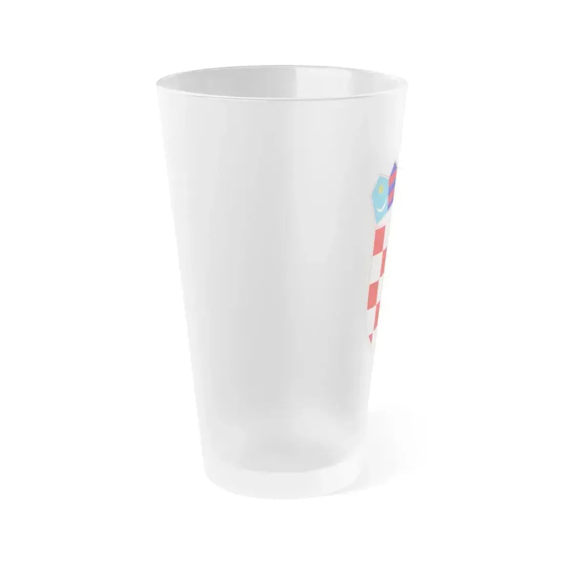 Coat of arms of Croatia - Frosted Pint Glass 16oz - Go Mug Yourself