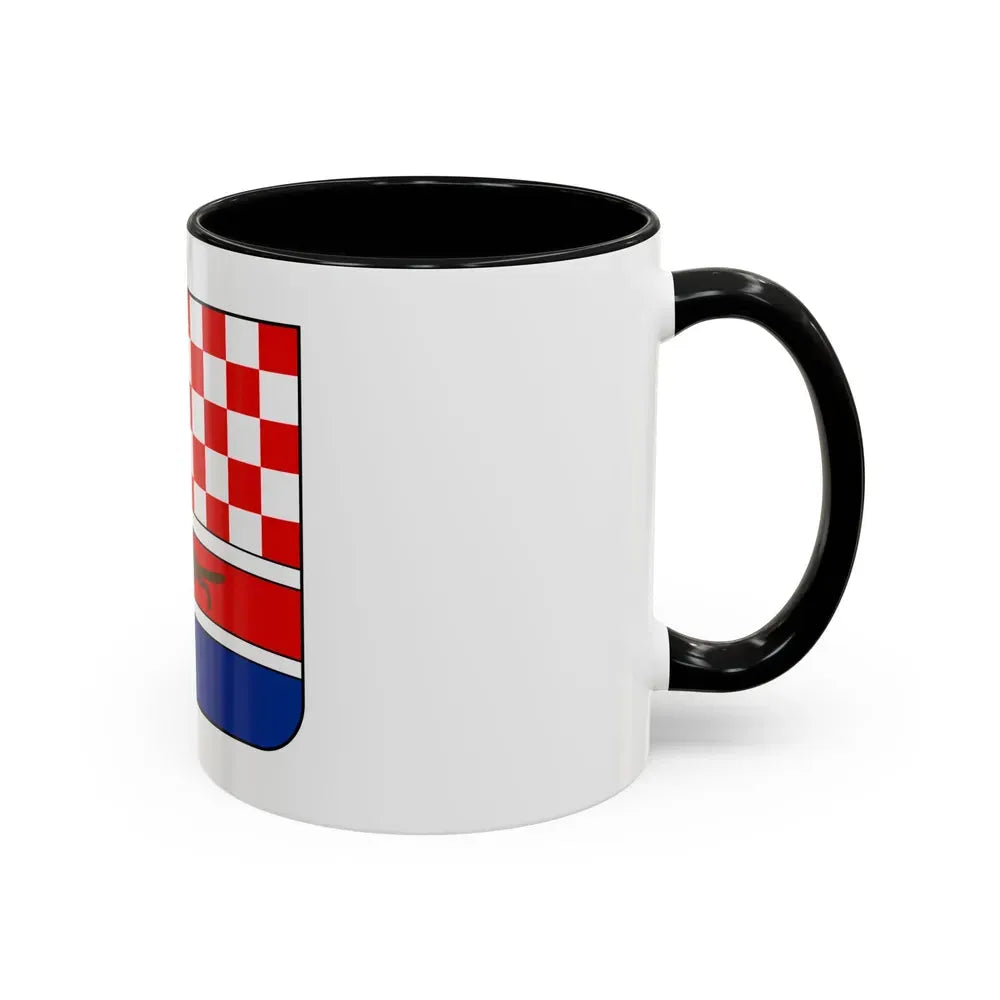 Coat of arms of Croatia (State of Slovenes, Croats and Serbs) - Accent Coffee Mug - Go Mug Yourself