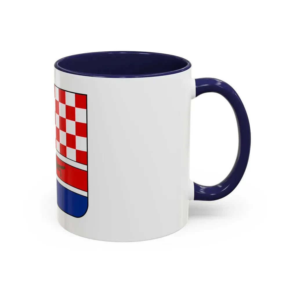 Coat of arms of Croatia (State of Slovenes, Croats and Serbs) - Accent Coffee Mug - Go Mug Yourself