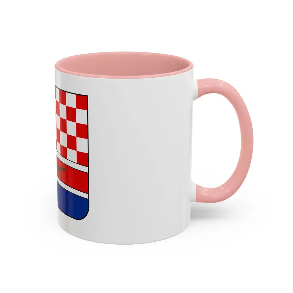 Coat of arms of Croatia (State of Slovenes, Croats and Serbs) - Accent Coffee Mug - Go Mug Yourself