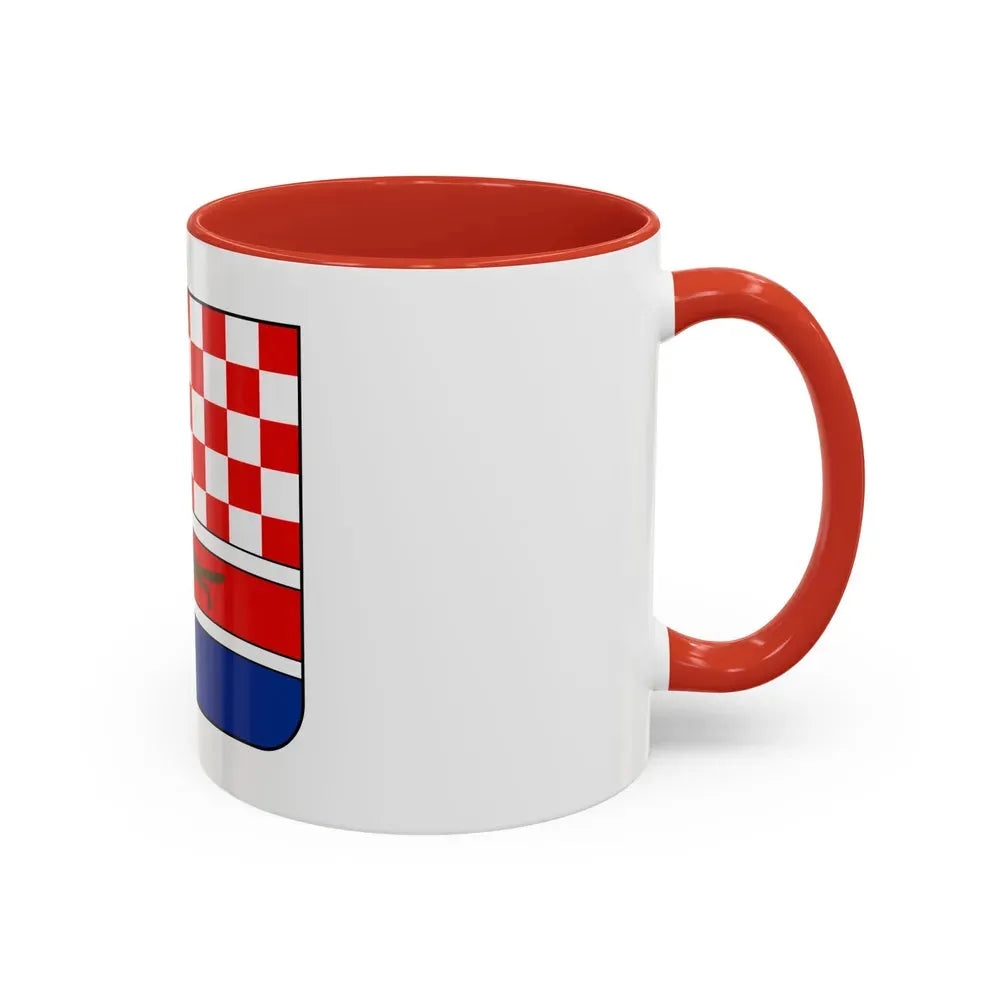 Coat of arms of Croatia (State of Slovenes, Croats and Serbs) - Accent Coffee Mug - Go Mug Yourself