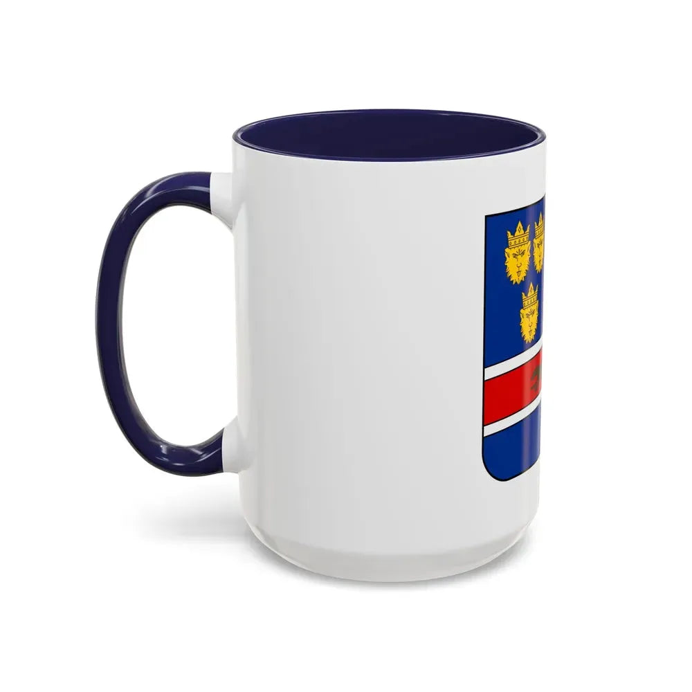 Coat of arms of Croatia (State of Slovenes, Croats and Serbs) - Accent Coffee Mug - Go Mug Yourself