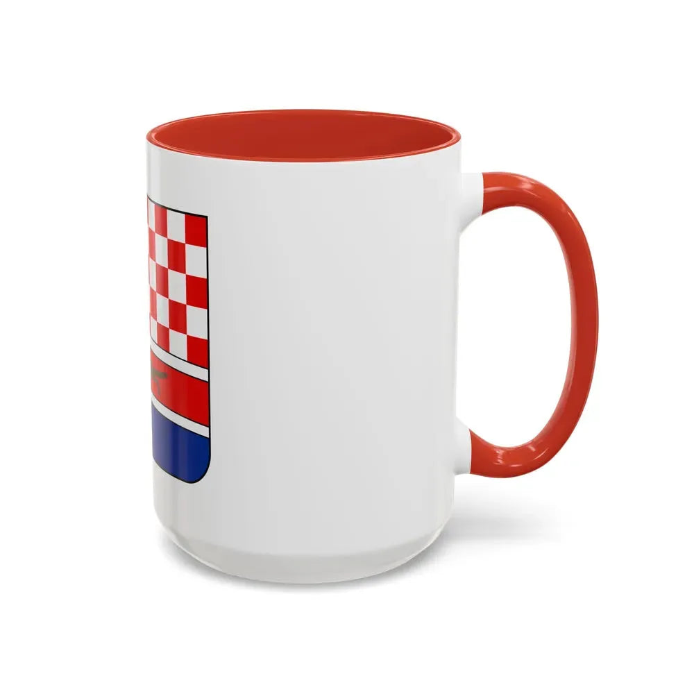 Coat of arms of Croatia (State of Slovenes, Croats and Serbs) - Accent Coffee Mug - Go Mug Yourself