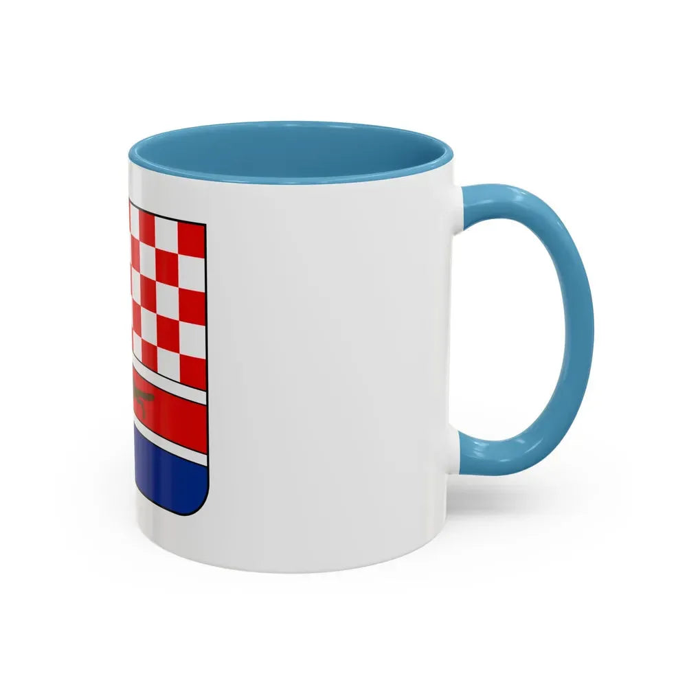 Coat of arms of Croatia (State of Slovenes, Croats and Serbs) - Accent Coffee Mug - Go Mug Yourself