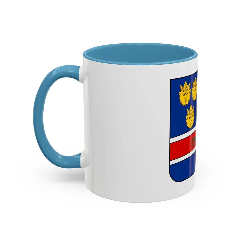 Coat of arms of Croatia (State of Slovenes, Croats and Serbs) - Accent Coffee Mug - Go Mug Yourself