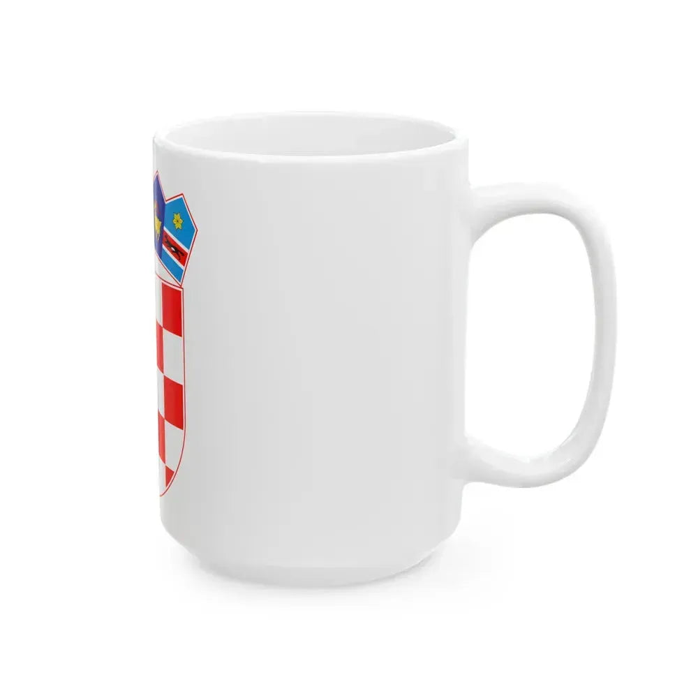 Coat of arms of Croatia - White Coffee Mug - Go Mug Yourself