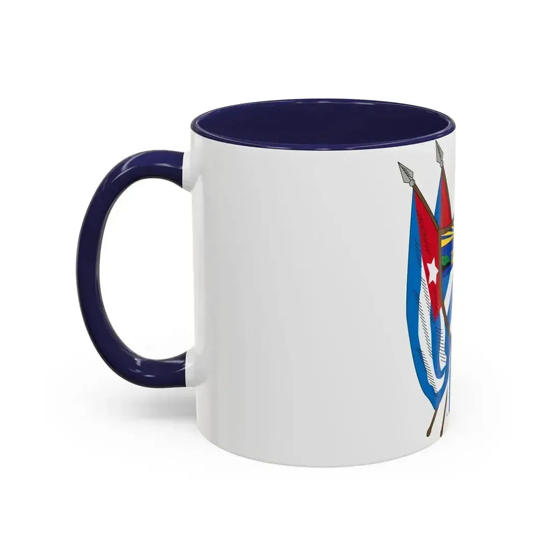 Coat of arms of Cuba (19th century) - Accent Coffee Mug - Go Mug Yourself