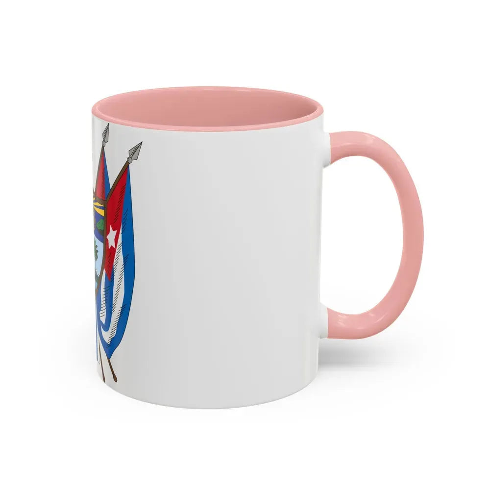 Coat of arms of Cuba (19th century) - Accent Coffee Mug - Go Mug Yourself