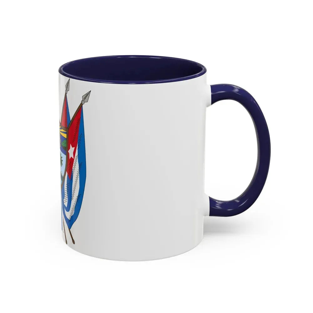 Coat of arms of Cuba (19th century) - Accent Coffee Mug - Go Mug Yourself