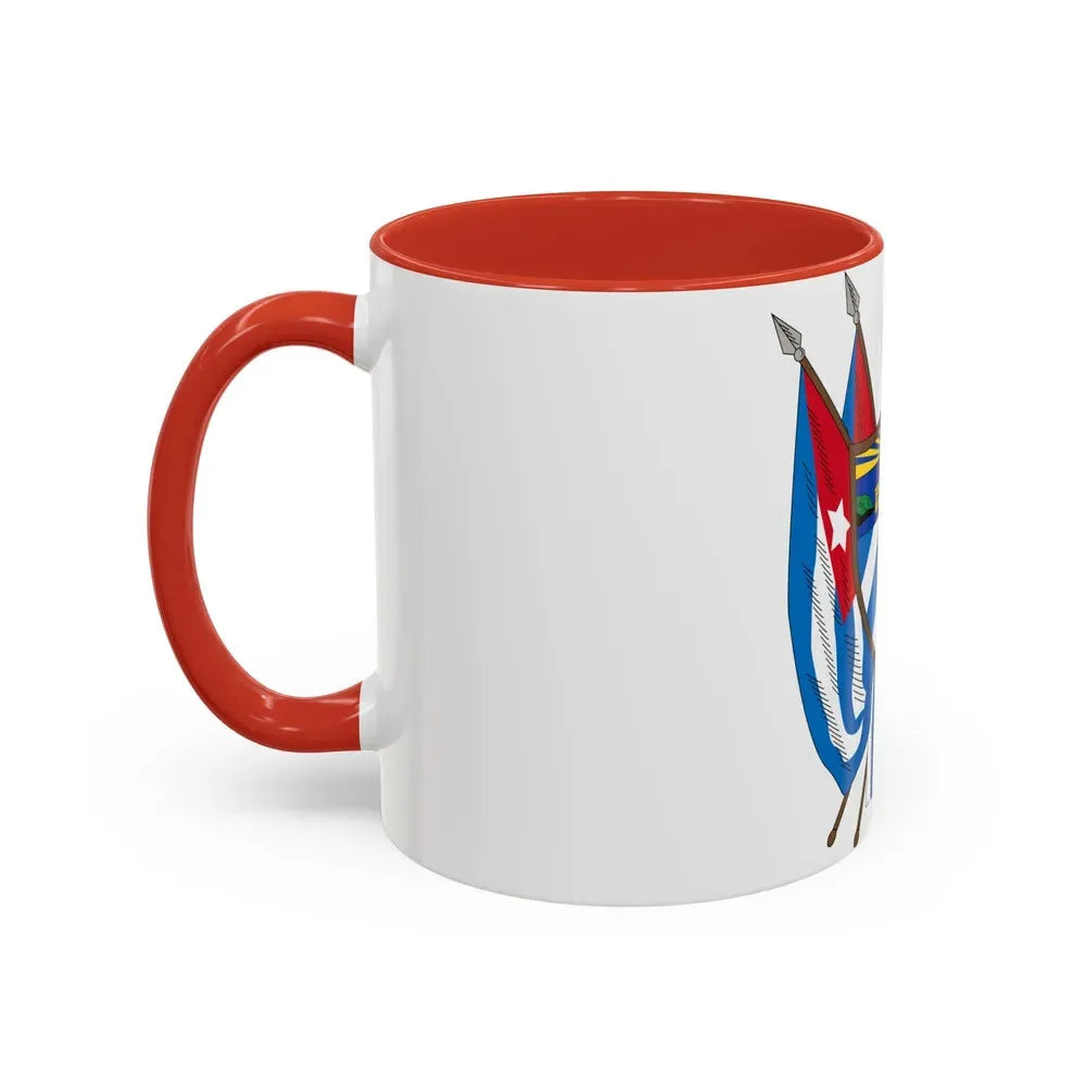 Coat of arms of Cuba (19th century) - Accent Coffee Mug - Go Mug Yourself