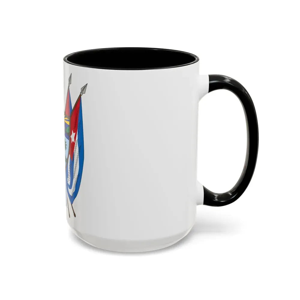 Coat of arms of Cuba (19th century) - Accent Coffee Mug - Go Mug Yourself
