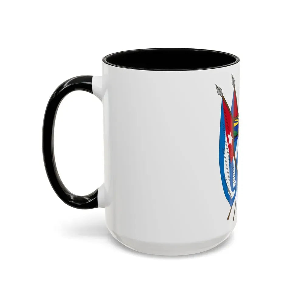 Coat of arms of Cuba (19th century) - Accent Coffee Mug - Go Mug Yourself