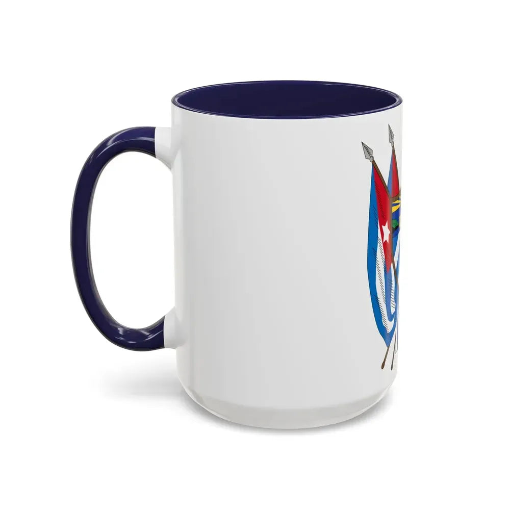 Coat of arms of Cuba (19th century) - Accent Coffee Mug - Go Mug Yourself