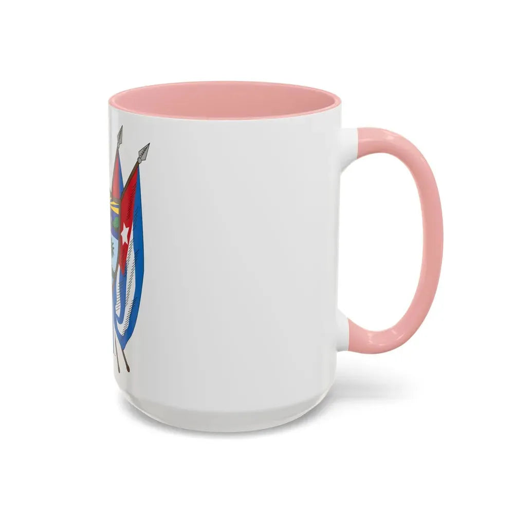 Coat of arms of Cuba (19th century) - Accent Coffee Mug - Go Mug Yourself