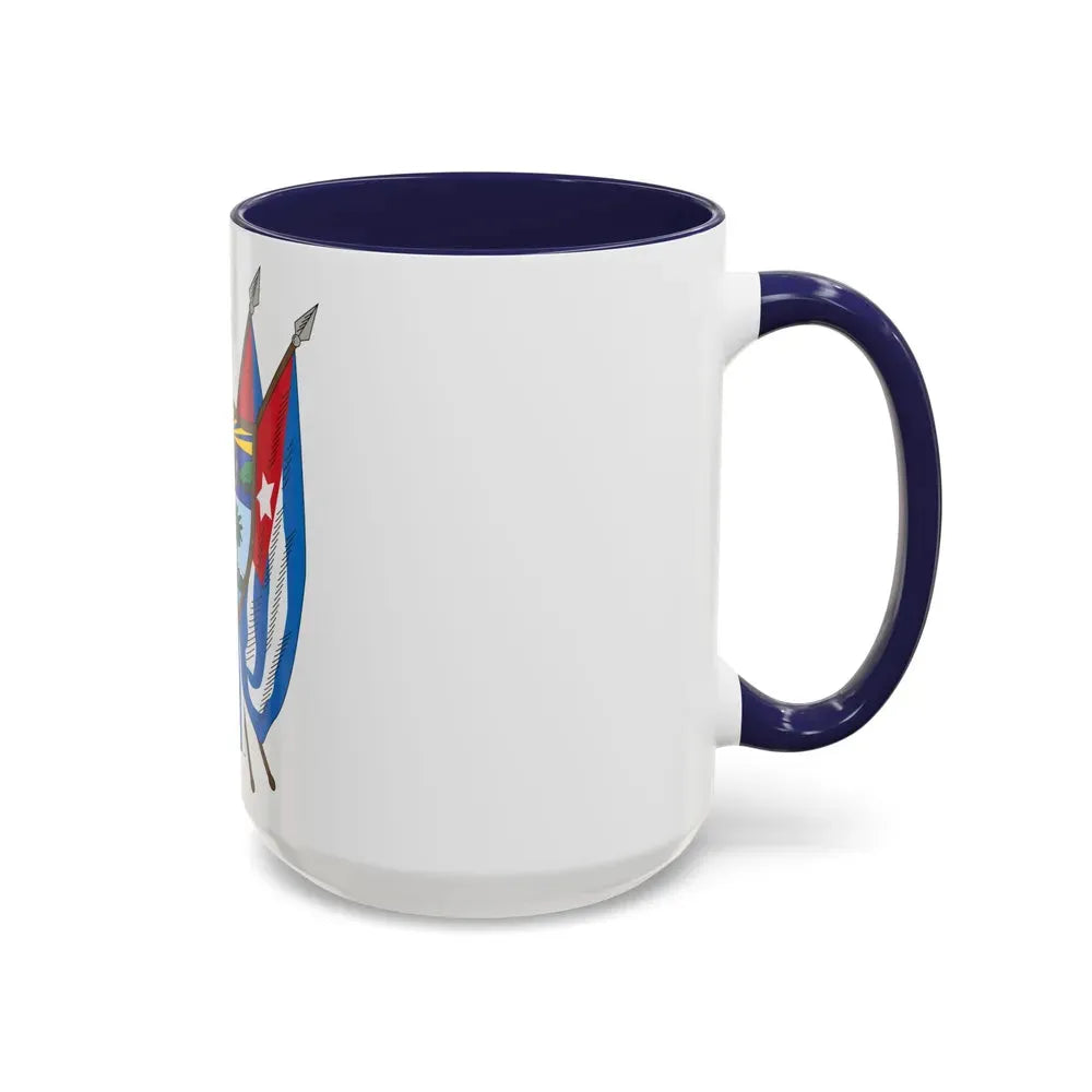 Coat of arms of Cuba (19th century) - Accent Coffee Mug - Go Mug Yourself